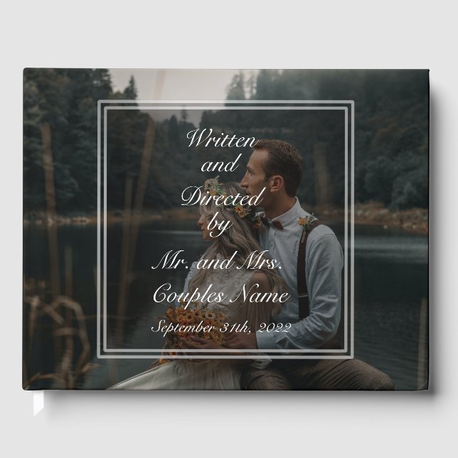 Visitas Escrito e dirigido pelo livro convidado de Wedding (Frente)