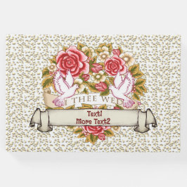 Visitas Eu vi o livro de convidados do casamento