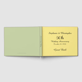 Visitas Festa de 50 anos do Livro de Convidados Personaliz