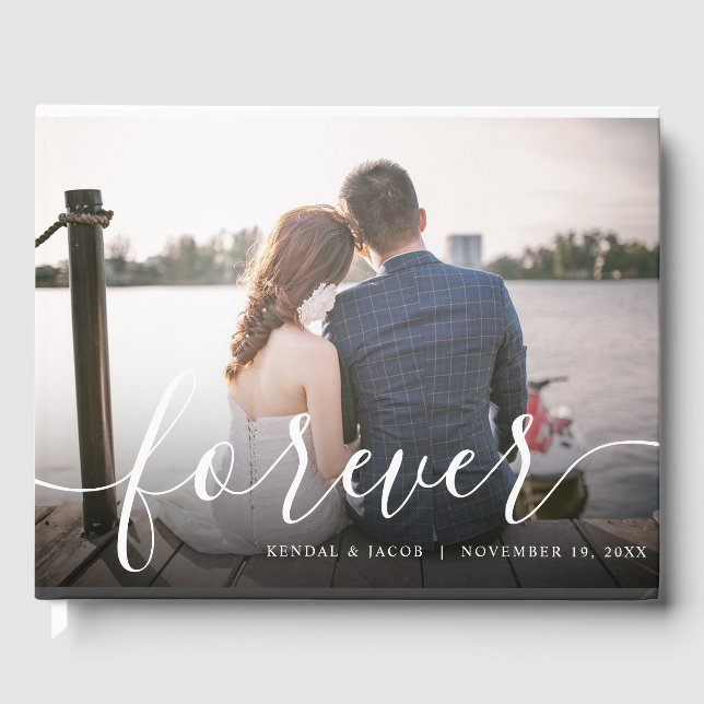 Visitas Foto de Casamento Colagem de Casamento Livro de Co (Frente)