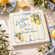 La Dolce Vita Livro de Presentes de Noiva Italiano