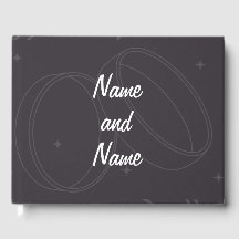 livro convidado de casamento personalizável