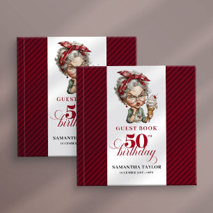 Visitas Livro de assinaturas de convidados engraçados para