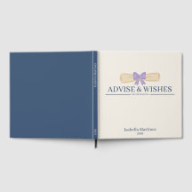 Livro de Assinaturas de Formatura Moderno e Elegan