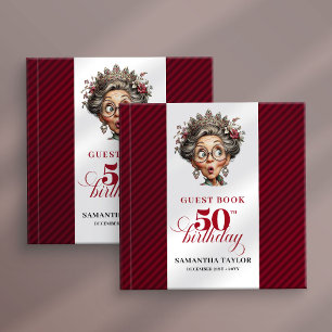 Visitas Livro de assinaturas para convidados dama humor vi