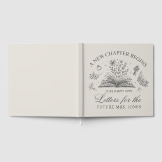 Visitas Livro de Cartas Personalizadas para a Noiva Tema d
