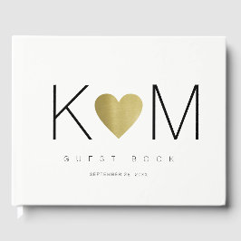 Visitas livro de casamento, um livro de hóspedes para um e