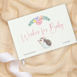 Visitas Livro de Chá de fraldas de Menina Rosa-Rosa-Cachor