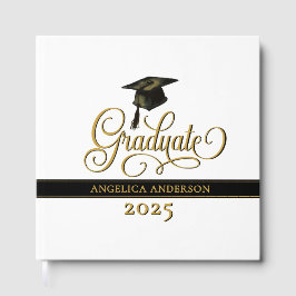 Visitas Livro de Convidado do Formando de Script Elegante