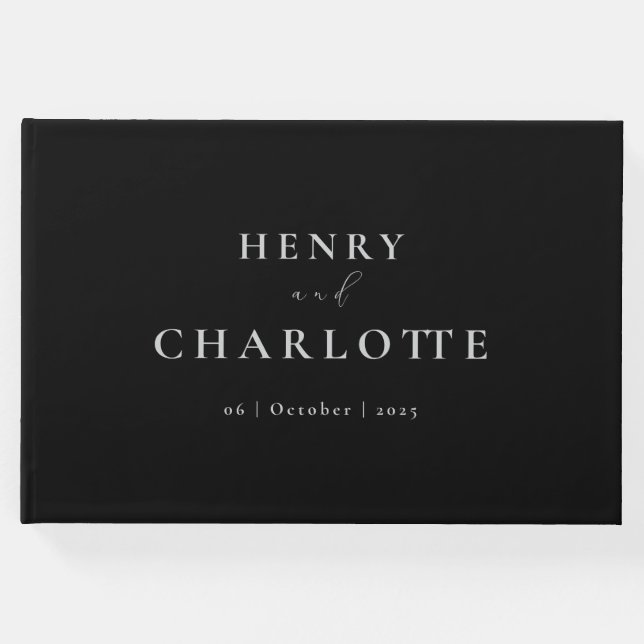 Visitas Livro de Convidado Negro (Frente)