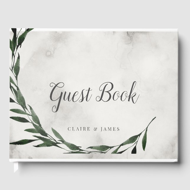 Visitas LIVRO DE CONVIDADOS, Casamento 'CLÁSSICO RUSTIC' (Frente)