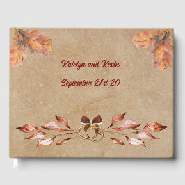 Visitas Livro de Convidados da Coleção de Casamentos Rusti