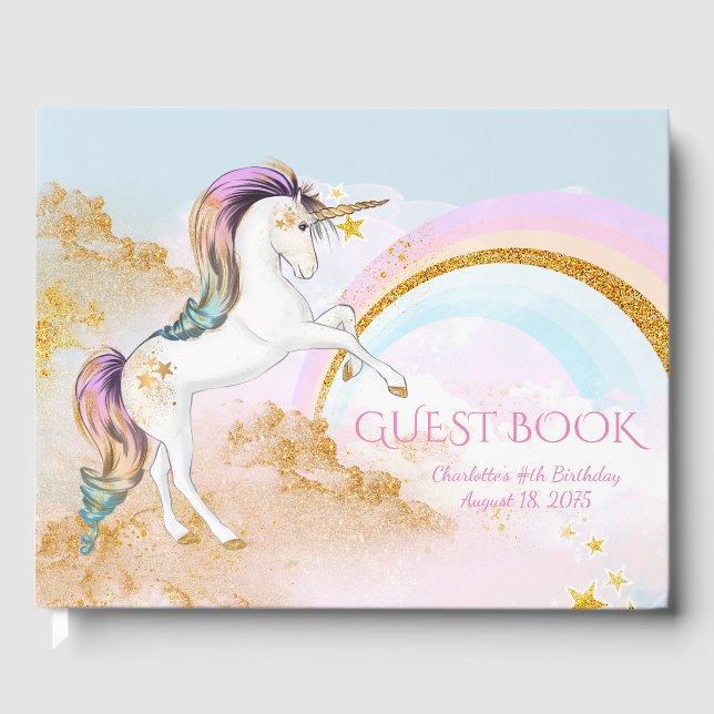 Visitas Livro de Convidados da Festa de aniversário Unicor (Frente)