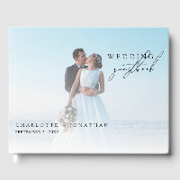 Livro de Convidados da Foto de Casamento Minimalis