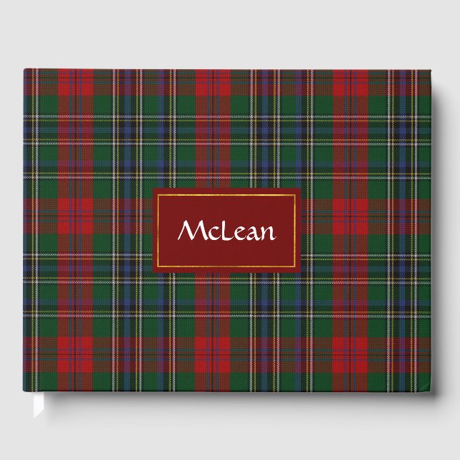 Visitas Livro de Convidados da Xadrez Clan MacLean (Frente)