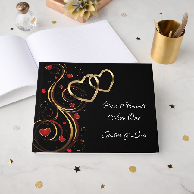 Visitas Livro de Convidados de Casamento (Frente aberta)