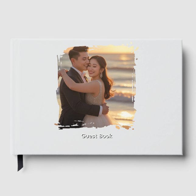 Visitas Livro de Convidados de Casamento (Frente)