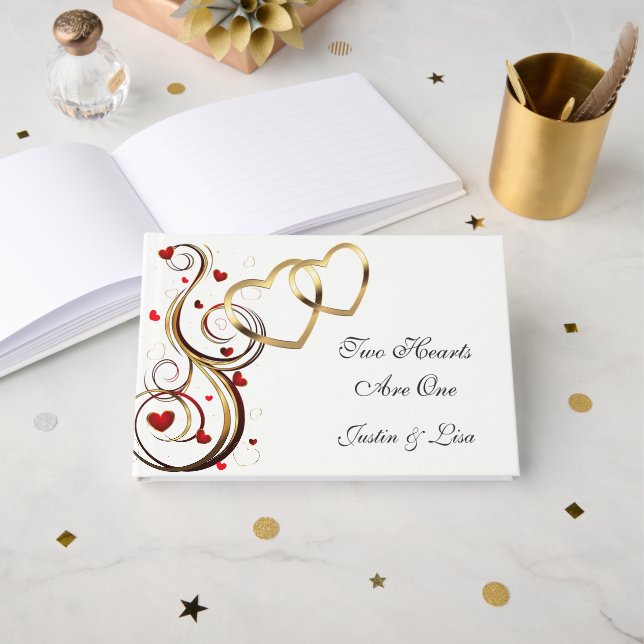 Visitas Livro de Convidados de Casamento (Frente aberta)