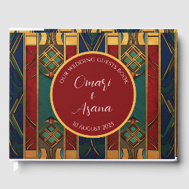 Visitas Livro de Convidados de Casamento Africano Personal