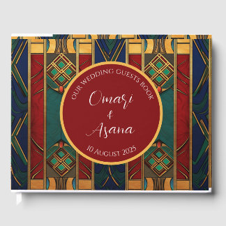 Visitas Livro de Convidados de Casamento Africano Personal