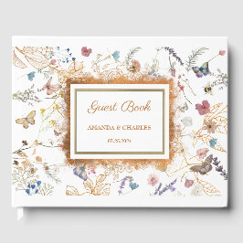 Visitas Livro de Convidados de Casamento de Jardim de Borb