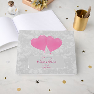 Visitas Livro de Convidados de Casamento dos Balões de Cor