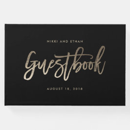 Visitas Livro de Convidados de Casamento EDITÁVEL de Glimm