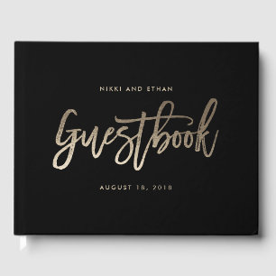 Visitas Livro de Convidados de Casamento EDITÁVEL de Glimm