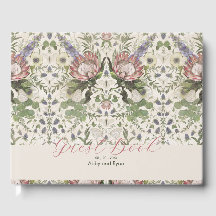Livro de Convidados de Casamento Floral