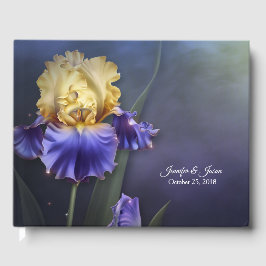 Visitas Livro de Convidados de Casamento Iris Violet e Yel