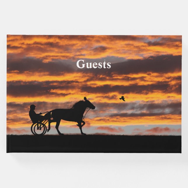 Visitas Livro de Convidados de Cavalos de Trote Standard (Frente)