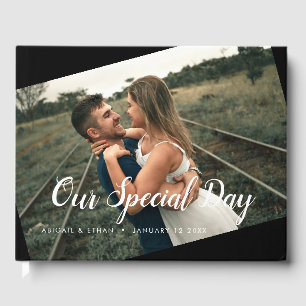 Visitas Livro de Convidados de Foto do Dia de Casamento Pe