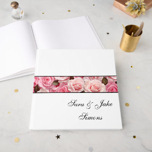 Visitas Livro de Convidados de Rosas Rosa