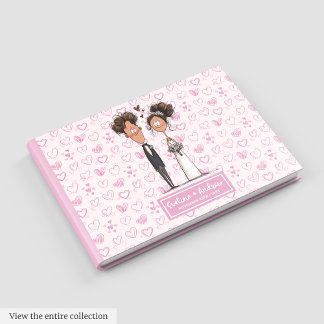 Visitas Livro de convidados do Casal de casamento da Carto