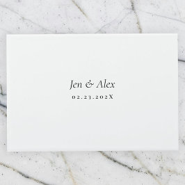 Visitas Livro de Convidados do Casamento Moderno