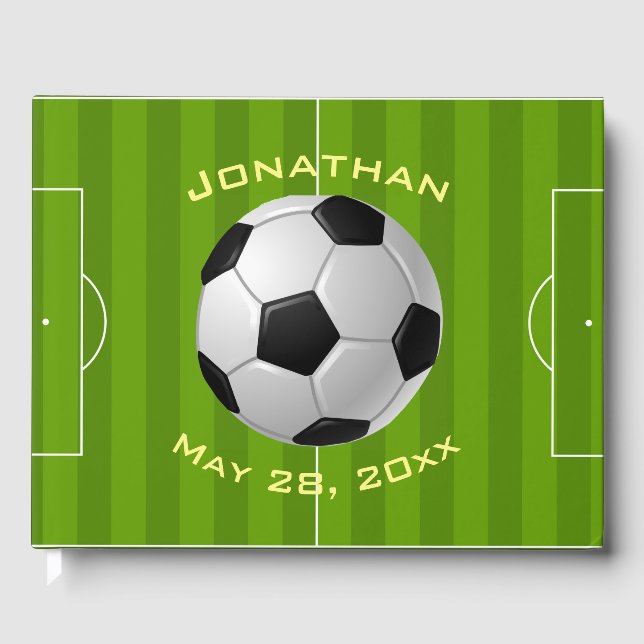 Visitas Livro de convidados do Design de futebol (Frente)