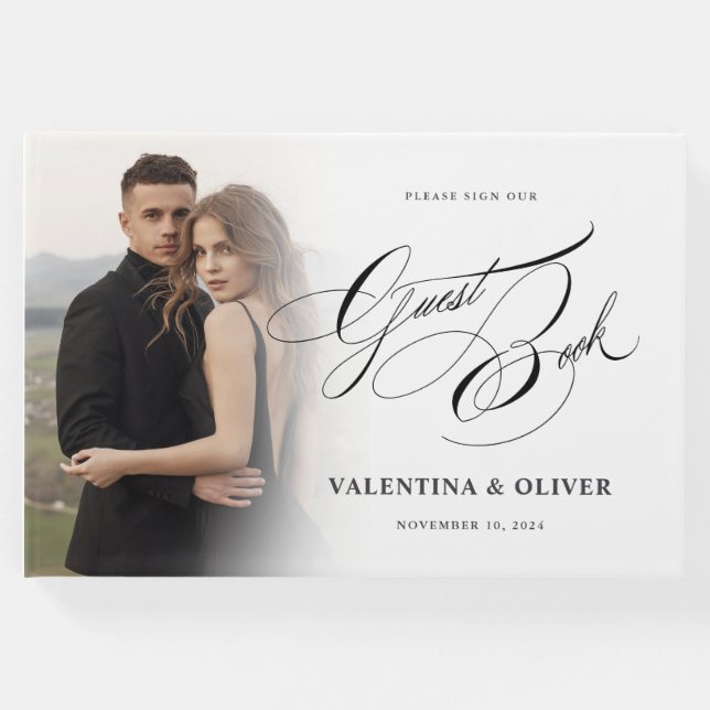 Visitas Livro de Convidados do Elegant Wedding (Frente)