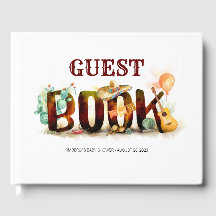 Livro de Convidados do Estilo Mexicano para Qualqu