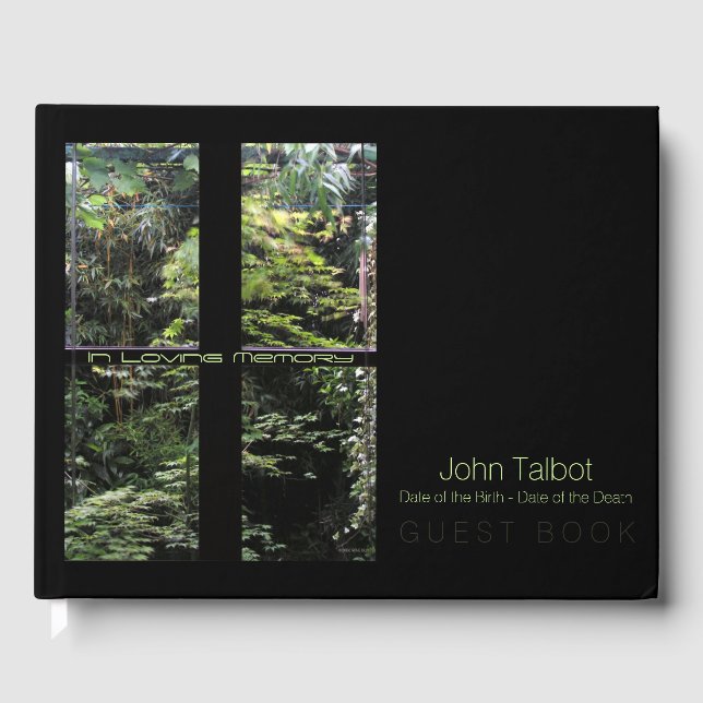 Visitas Livro de Convidados do Memorial do Jardim Natural (Frente)