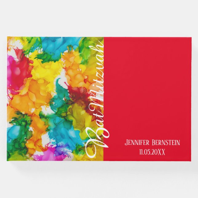 Visitas Livro de Convidados do Partido Mitzvah, do Bat ou  (Frente)