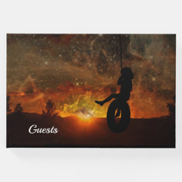 Visitas Livro de Convidados do Swing para Crianças em Pneu