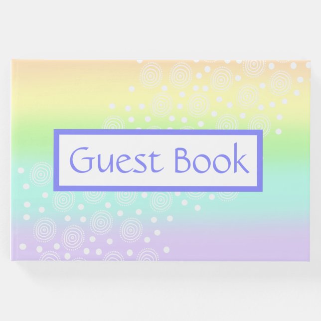 Visitas Livro de Convidados dos Círculos Arco-Íris do Past (Frente)