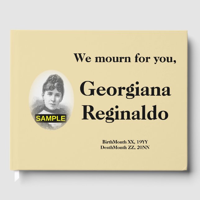 Visitas Livro de Convidados Funerais Conservadores e Elega (Frente)