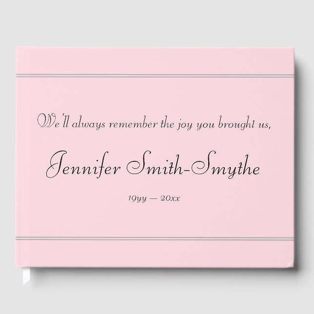 Visitas Livro de Convidados Memorial Mínimo e Respeitável (Frente)