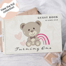 Visitas Livro de Convidados Rosa-primeiro aniversario do U