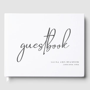 Visitas Livro de Convidados sobre Casamento de Script Mini