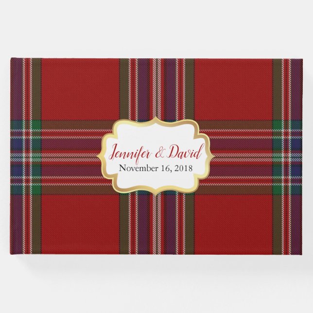 Visitas Livro de Convidados sobre Casamento de Xadrezes Ma (Frente)