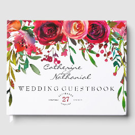 Visitas Livro de Convidados sobre Casamento Simples Modern