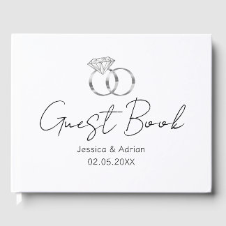 Visitas Livro de Convidados sobre Casamentos de Diamante P