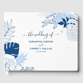 Visitas Livro de Folhas Tropicais Simples